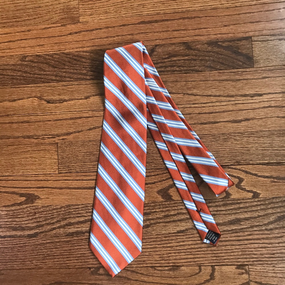 Brooks Brothers Orange Stripe Tie